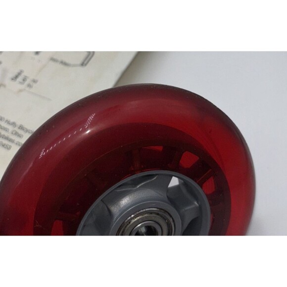 Huffy Micro Scooter Replacement Bearing Wheels Set-99911 ABEC 5 Red Flaw 2000 - Picture 10 of 10
